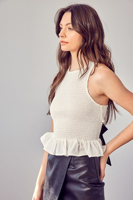 The Gina Criss Cross Back Top