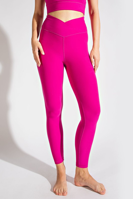 The Lexie V Waist Full Length Leggings