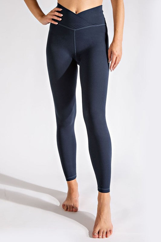 The Lexie V Waist Full Length Leggings