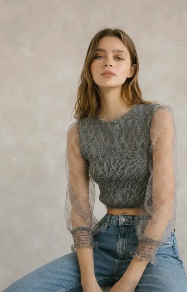 The Annie Sparkle Crop Top