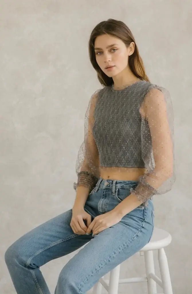 The Annie Sparkle Crop Top